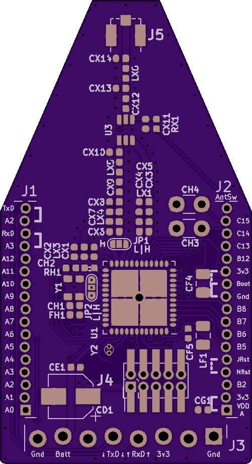 OSH Park PCB for WLE5 Breakout
